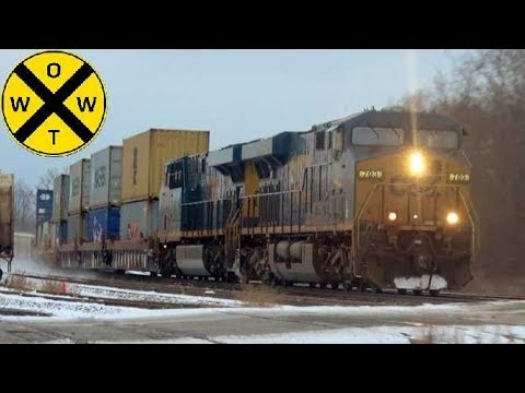 ns trains schiphol CSX Stack Train Goes Over RR Crossing