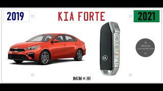 KIA Forte 2019 - Como cambiar la pila / batería del control