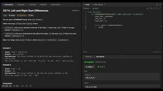 Left and Right Sum Differences (2574 ) | Leet_Code | Problem_Solving | Python