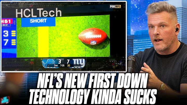 NFL's New First Down Maker Replacement "Hawk Eye" SUCKS | Pat McAfee Reacts