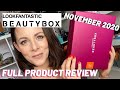 NOVEMBER LOOK FANTASTIC BEAUTY BOX | Full product test & review | Discount code | Beauty gift idea!