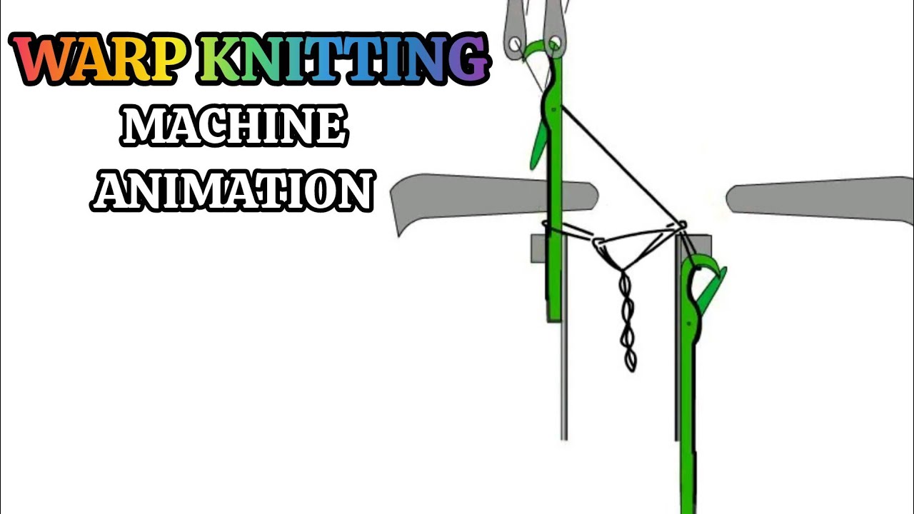 Анимация основовязальной машины
