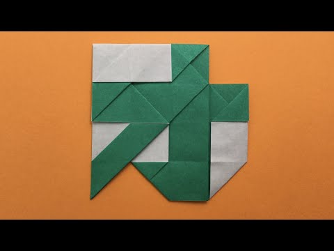 折り紙 オ の折り方 カタカナ Origami Folding Paper Into The Figure Of オ O Of The Katakana Youtube