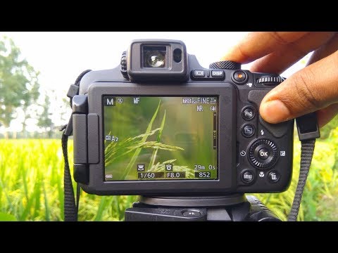 Nikon coolpix B700 P900 B500 Best Focus (MF V AF) Setting  For video Shooting Tutorial