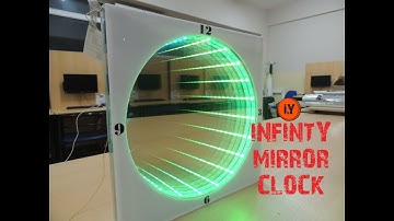 HOW TO MAKE AN INFINITY MIRROR CLOCK ? | SONSUZ AYNALI SAAT NASIL YAPILIR ?