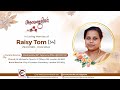 Funeral service of raisy tom 34  28022024