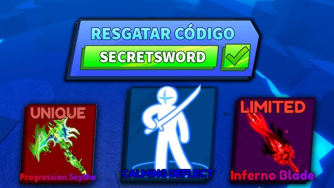 TODOS OS 5 CÓDIGOS SECRETOS DE SKINS DE ESPADAS no BLADE BALL