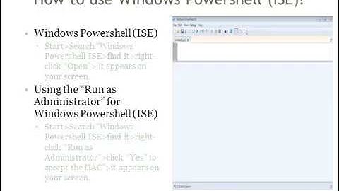 Windows 7 Project Powershell PowerPoint Presentation How To Videos by Stephen