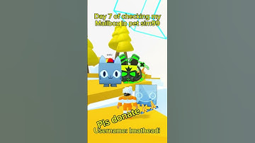 Day 7 of checking my mailbox in pet sim99 | #shorts #fyp #foryou