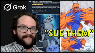 Furry VS AI Artwork #GrokImagine