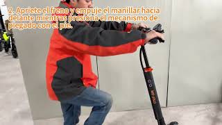 Tutorial De Plegado Del Scooter Eléctrico Pop Shope P2