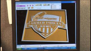 Armed Forces Bowl 2010 Trophy Making Video