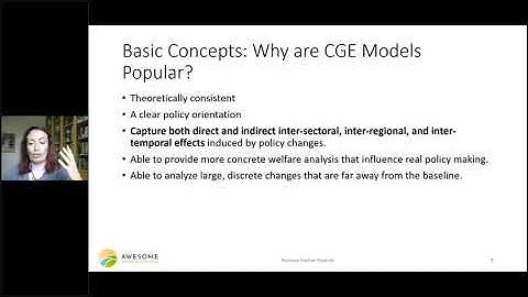 A CGE model for the AWESOME project