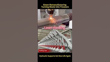 Laser cladding  for Green Re-manufacturing #lasercladding #remanufacturing #hydraulicsupport