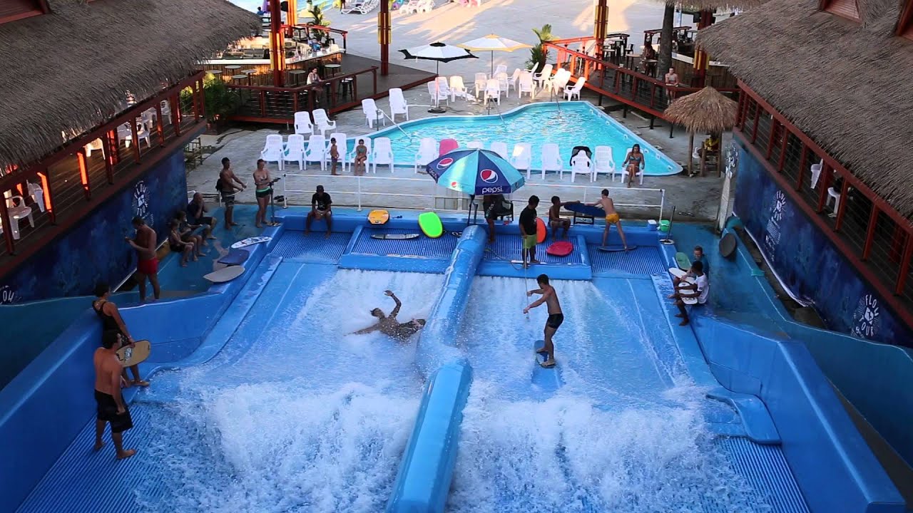 Flo Rider Cartoon Pro Flowboarders at the Flowrider Cartoon Network Amazone Pattaya ...