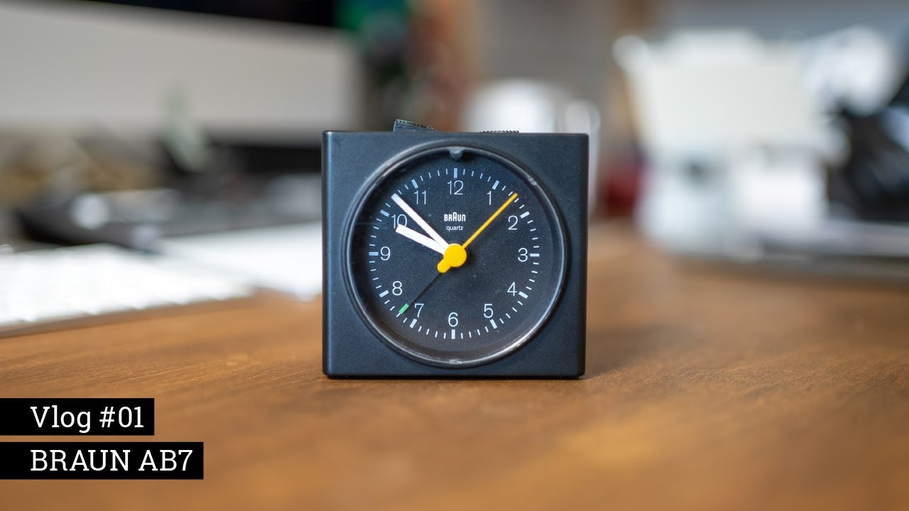 10年動いていなかった置き時計BRAUN AB7を修理したい - YouTube