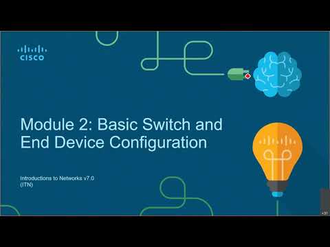 CCNA-1-Lab-02 - DC&NM - Lab Sessions - 2 - Basic Switch and End Device Configuration - 2021 - Sem 1