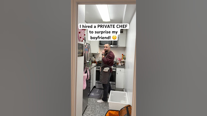 I hired a PRIVATE CHEF to surprise my boyfriend! 🤫 #shorts #foodie #surprise