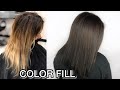 How to COLOR FILL Hair to go Brown | Color Filling Hair to go Darker | Maxine Glynn