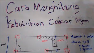 How to calculate the need for cicken claws 1 floor house