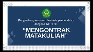 Tutorial Protege  Mengontrak Mata Kuliah