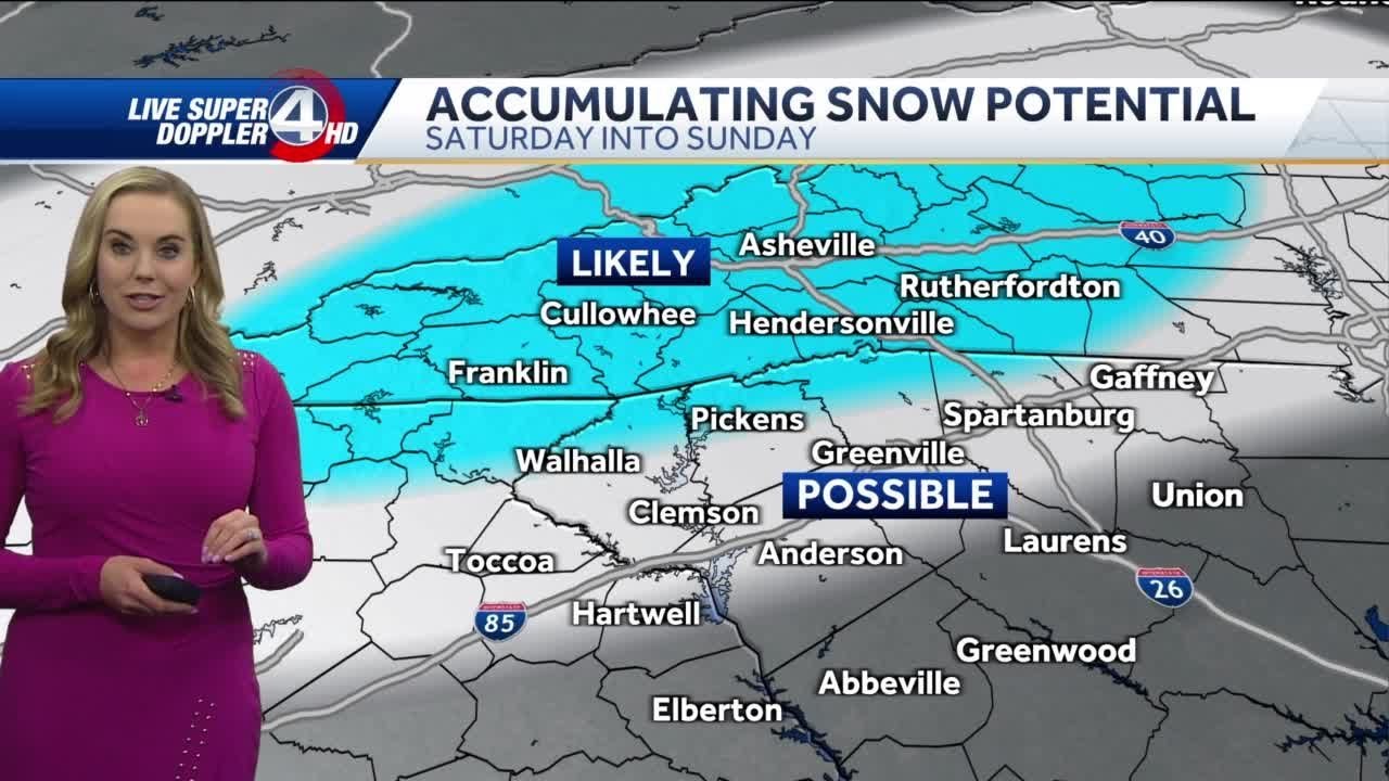 Snow possible for weekend - YouTube