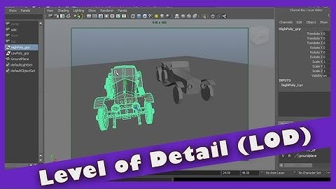 Level of Detail (LOD) in Maya