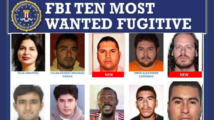 The Current FBI 10 Most Wanted Fugitives | Full List & Shocking Details