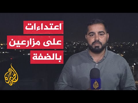 اقتحامات واعتداءات في الضفة خلال موسم الزيتون