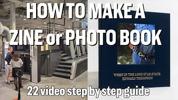 How to self publish a photo book or photo zine yourself. Part 1. Introduction and Overview.