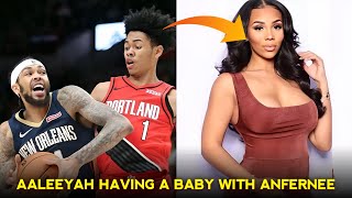 Aaleeyah Petty Pulls A Brittany Renner?! Anfernee Simons Her New Baby Daddy