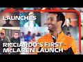 Daniel Ricciardo's First McLaren Car Launch