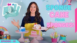 How To Make A Fake Sponge Cake From Sponges!