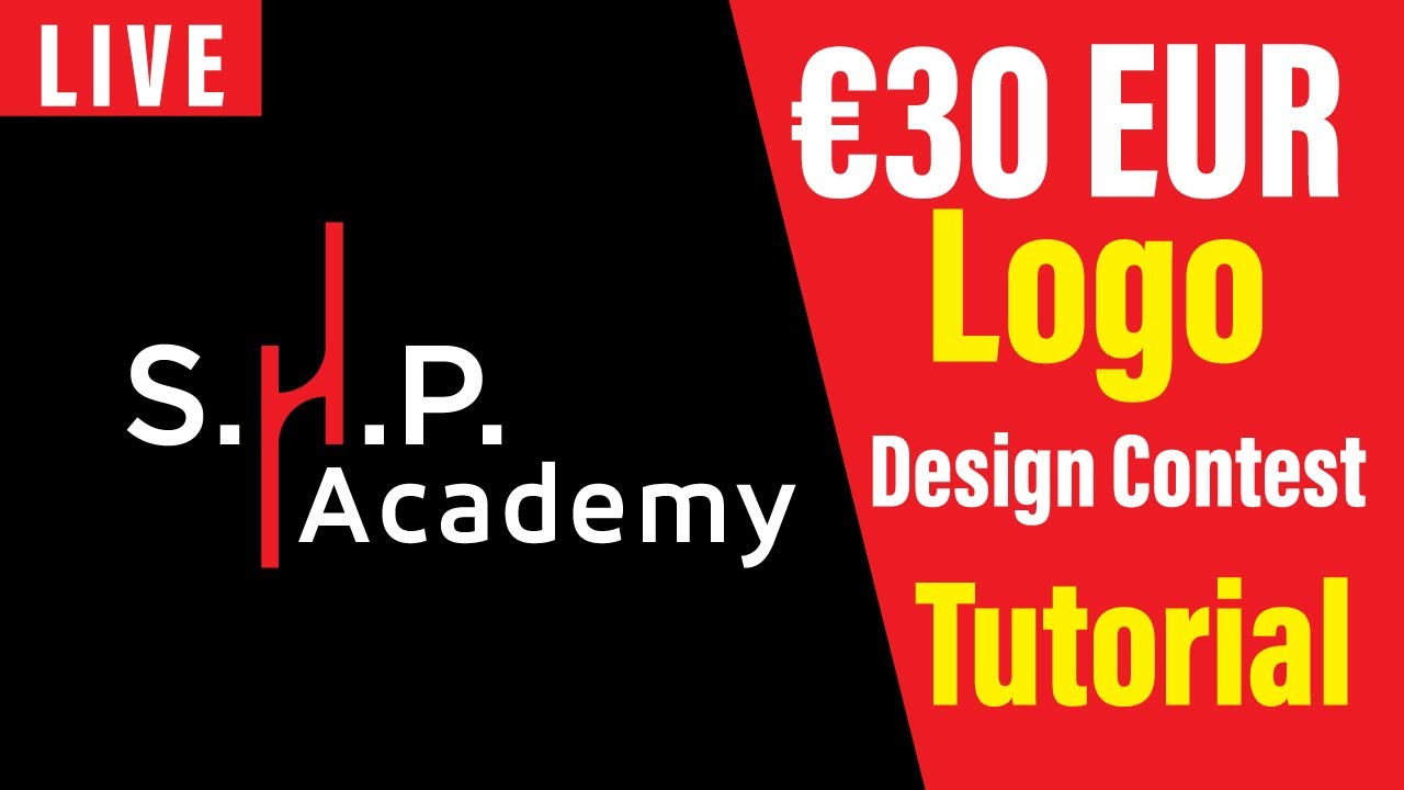 €30 EUR S.H.P. Academy Logo Design Contest Tutorial on freelancer.com
