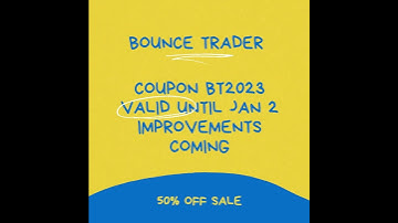 Bounce Trader 50% Off Sale - Simplify Your Trading