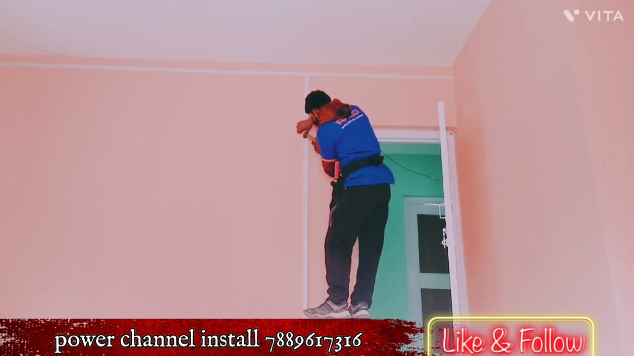 power fitting channel install