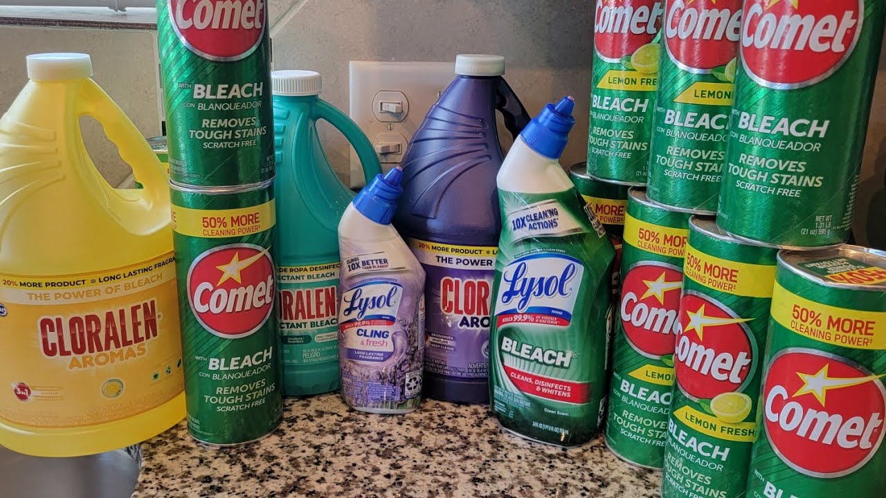 20 can overload! 10 OG Comet, 10 Lemon Comet, Cloralen Bleach paste!