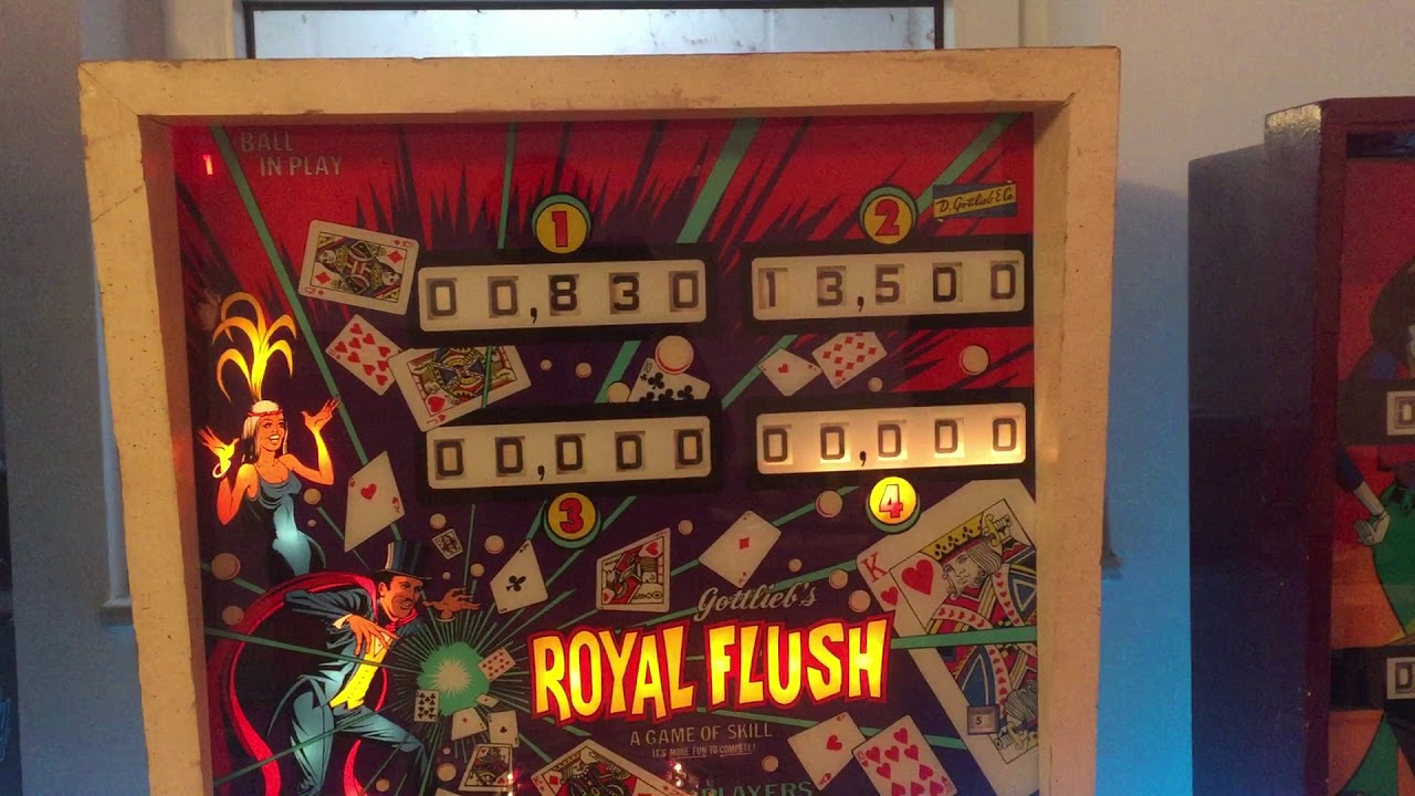flipper pinball royal flush fehler beim zählen