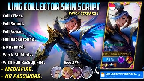 Ling Collector Serene Plume Skin Script No Password MediaFire Full Effect Voice Kungfu Panda Patch