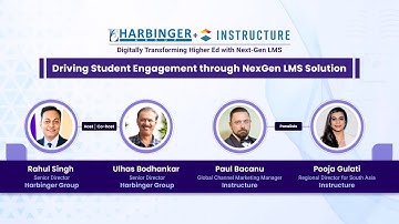 Webinar - Driving Student Engagement through NexGen LMS Solution