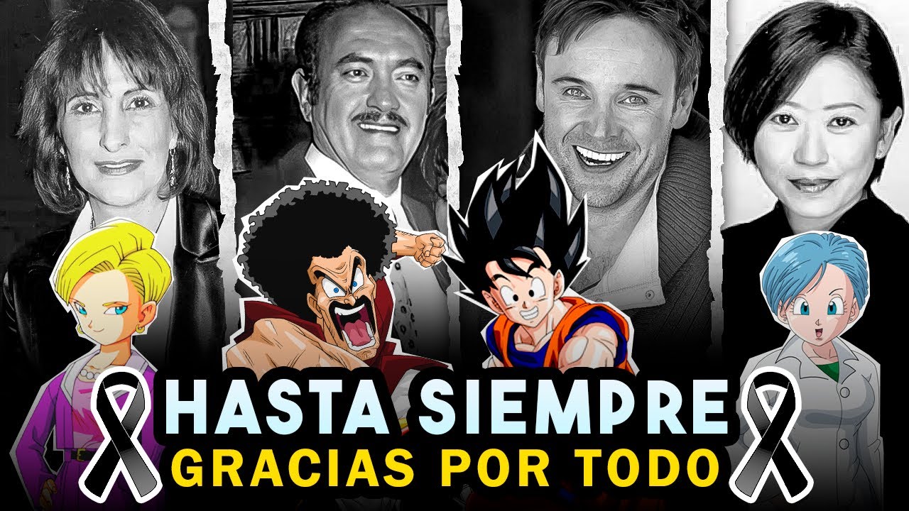🎙️💔 VOCES de DRAGON BALL Z que EXTRAÑAMOS MUCHÍSIMO 🐉😥 | ACTORES de DOBLAJE LATINO 🇲🇽🇪🇸🇯🇵 