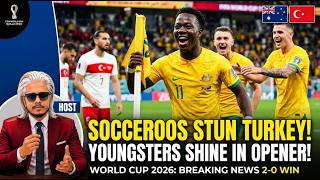 HUGE UPSET! Socceroos Stun Turkey 2-0 | Australia World Cup 2026 Highlights