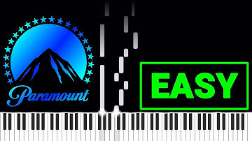 Paramount Studio Intro Easy Piano Tutorial