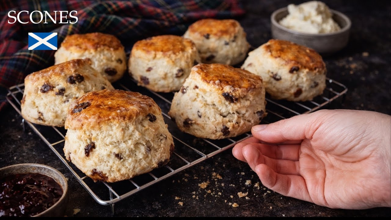 Raisin Scones | Traditional British Scones Recipe