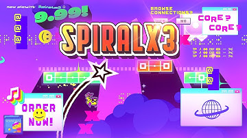 "SPIRALx3" by AudieoVisual [All Coins] | Geometry Dash 2.2