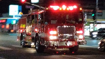 LAFD Engine 7 (Reserve) Responding
