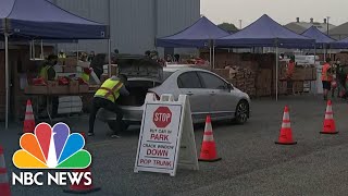 Food Banks Struggle To Meet Demand As Covid Cases Surge Ahead Of Holidays | NBC News NOW