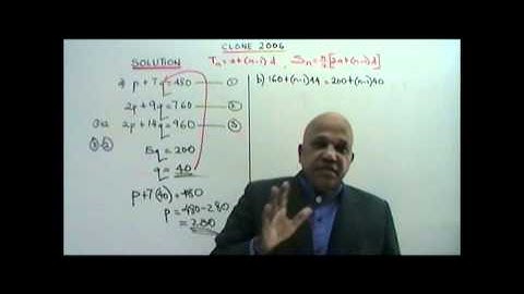 ARITHMETIC PROGRESSION PAPER 2 SPM (Form 5 topic)