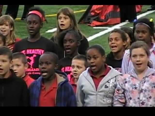 Watch Dylan and the 4-6 graders sing "Star Spangled Banner" at a Mt. Healthy football game. on YouTube Watch Dylan and the 4-6 graders sing "Star Spangled Banner" at a Mt. Healthy football game. on YouTube