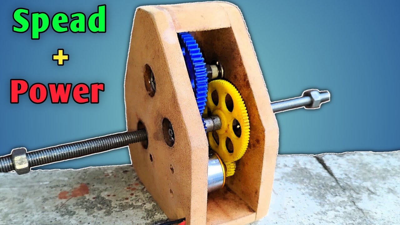 How To Make Multi Speed Gearbox How To Make Gear How To Make Gear